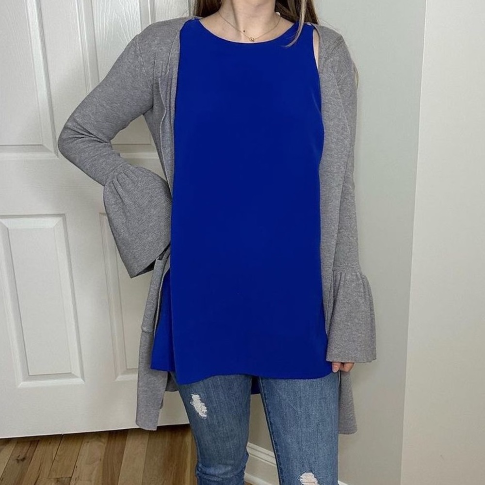 Bell Sleeve Sweater Cardigan